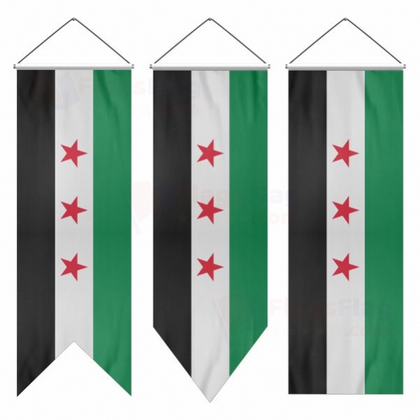 Free Syrian Army Swallowtail Flags