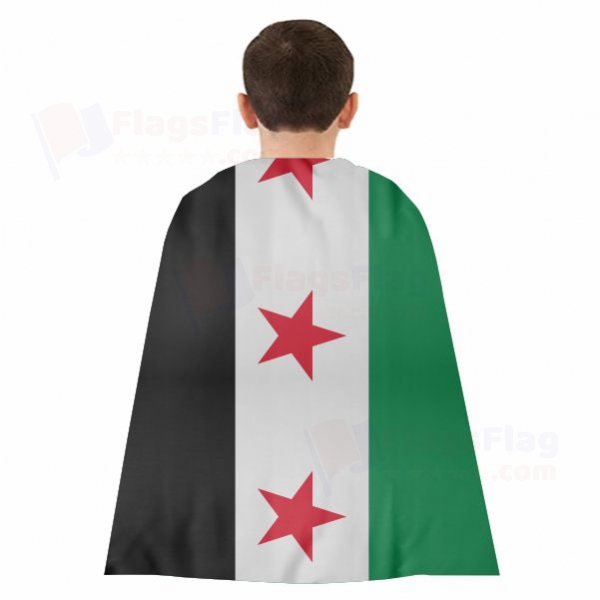 Free Syrian Army Woven Fabric Cloak Digital Printing