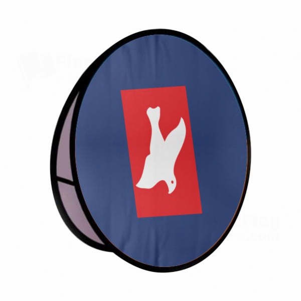 Freedomland Round Cloth Banner Display Stands