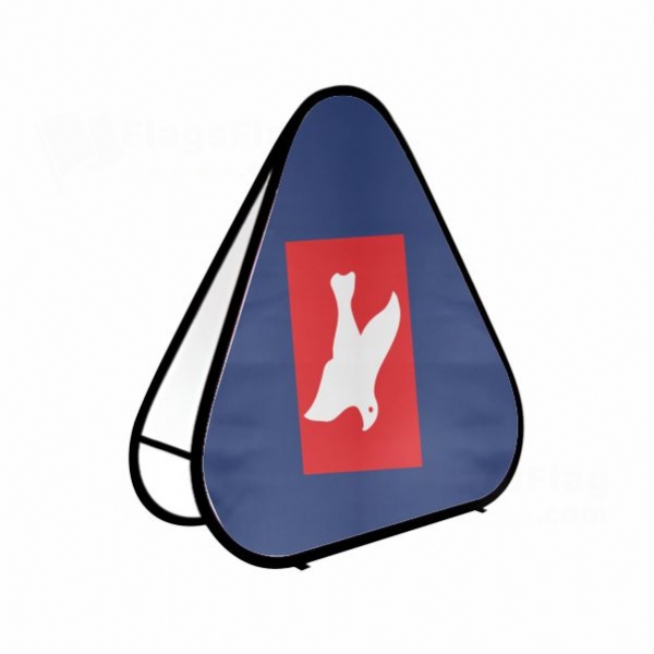 Freedomland Triangle Fabric Banner Display Stands