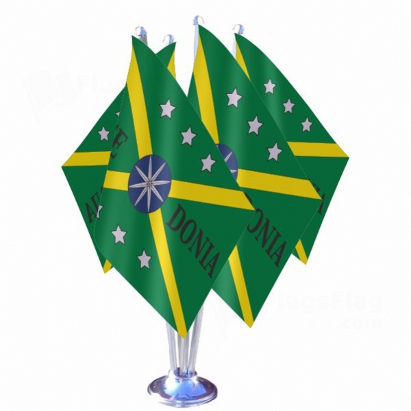 Freedonia Quadruple Table Flag