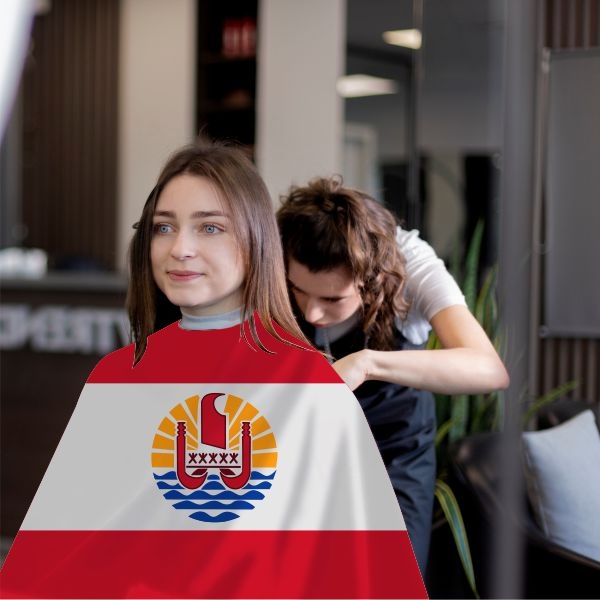 French Polynesia Barber Apron