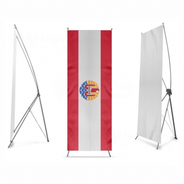 French Polynesia Digital Print X Banner