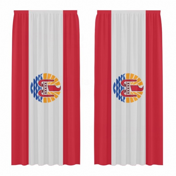 French Polynesia Digital Printed Curtains