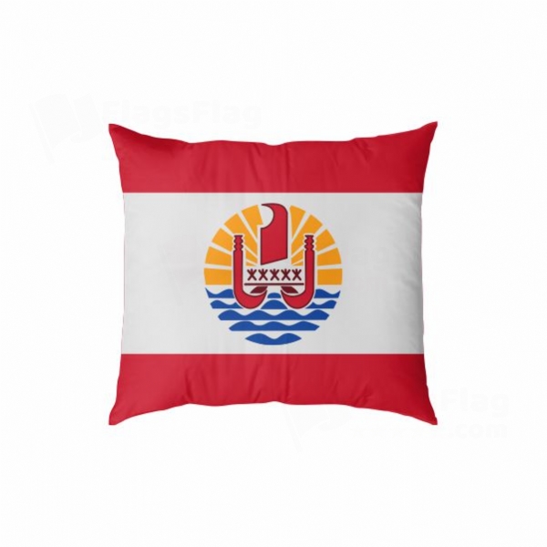 French Polynesia Digital Printed Pillow Cover