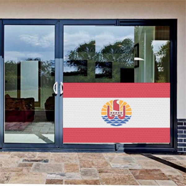 French Polynesia Glass Film French Polynesia One Way Vision Printing