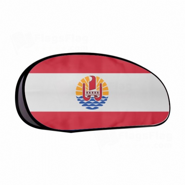 French Polynesia Horizontal Fabric Banner Display Stands