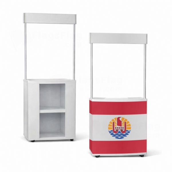 French Polynesia Square Promotion Stand