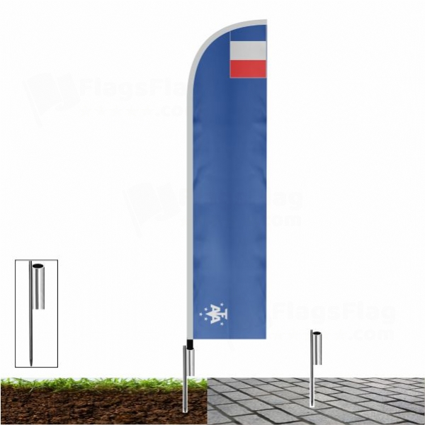 French Southern And Antarctic Lands Beach Flags French Southern And Antarctic Lands Sailing Flags