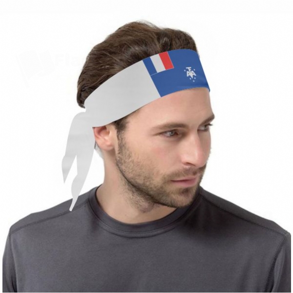 French Southern And Antarctic Lands Digital Print Bandanas