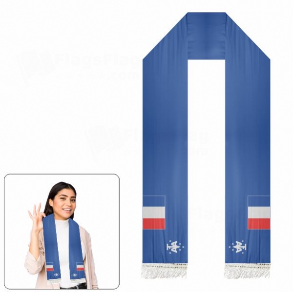 French Southern And Antarctic Lands Scarf Digital Printing