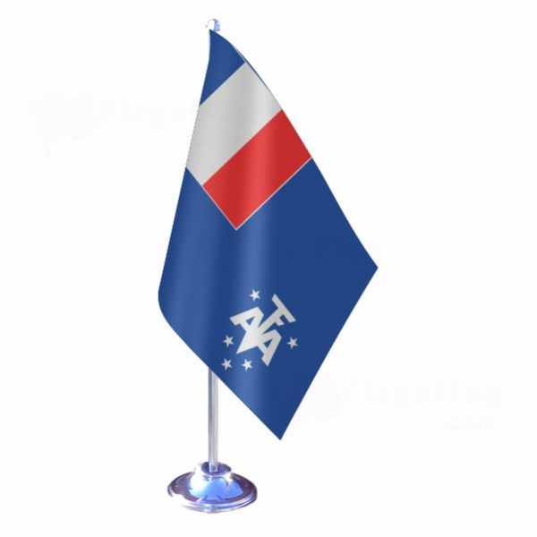 French Southern And Antarctic Lands Single Table Flag
