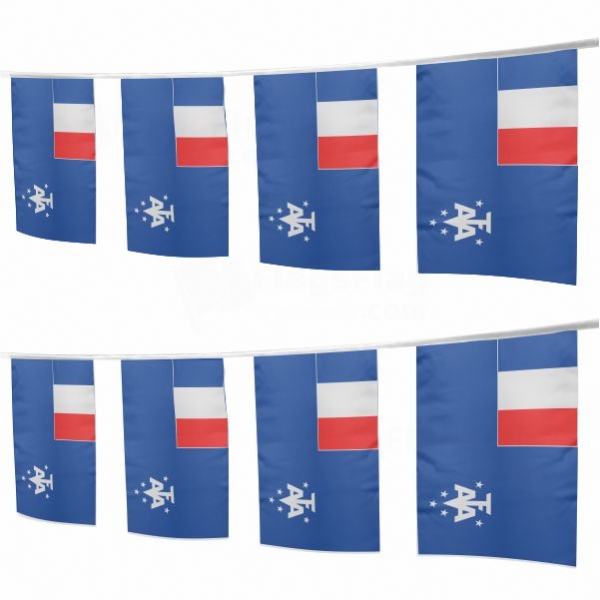 French Southern And Antarctic Lands Square String Flags