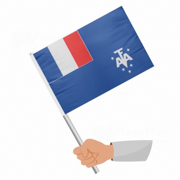 French Southern And Antarctic Lands Stick Flag
