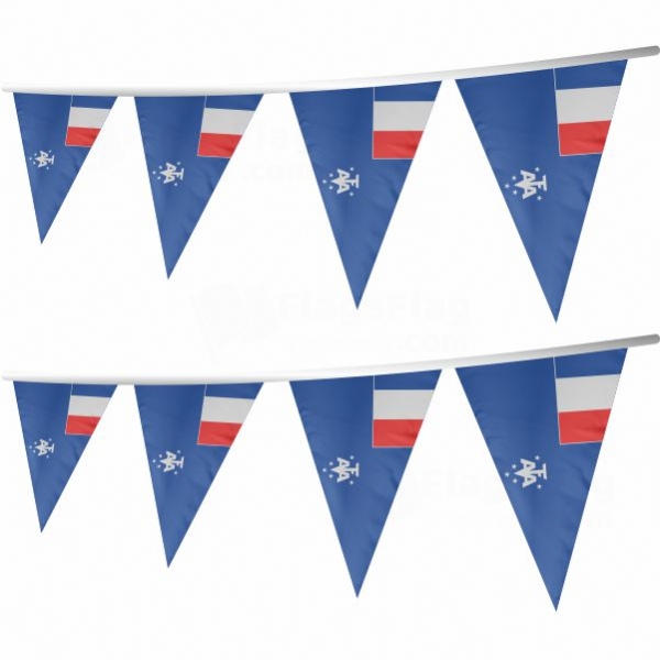 French Southern And Antarctic Lands Stringed Triangle Flag