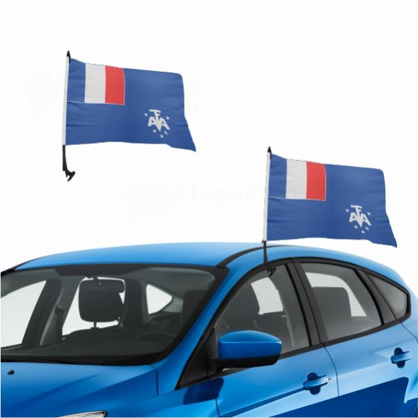 French Southern And Antarctic Lands Vehicle Convoy Flag