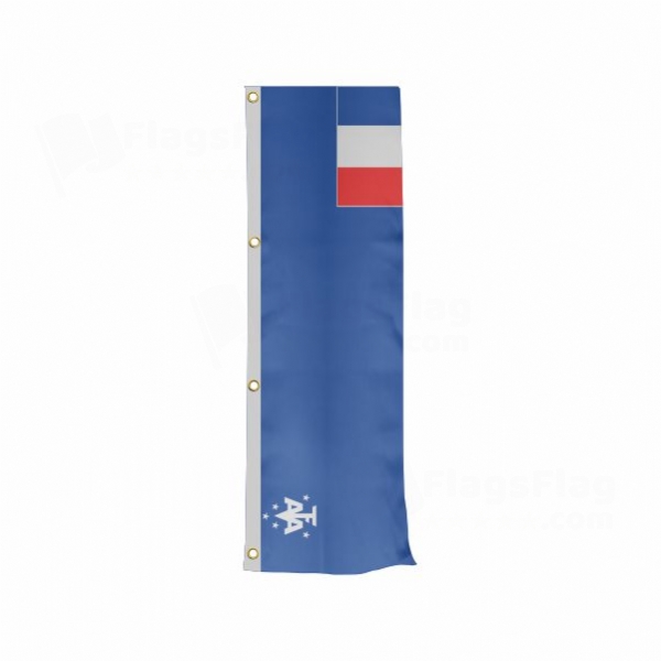 French Southern And Antarctic Lands Vertically Raised Flags