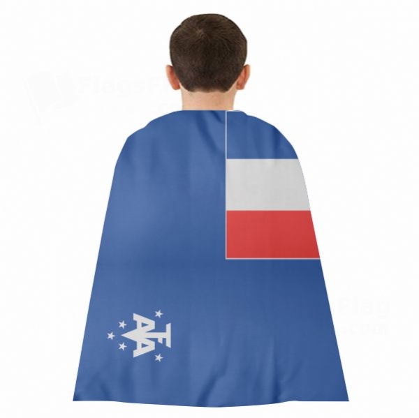 French Southern And Antarctic Lands Woven Fabric Cloak Digital Printing