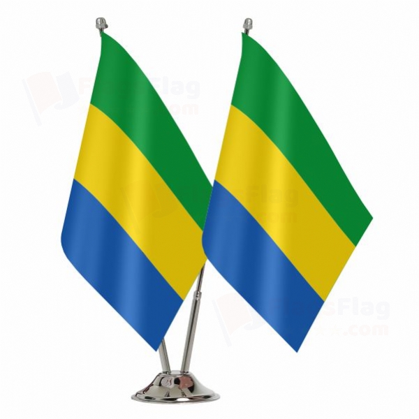 Gabon Binary Table Flag