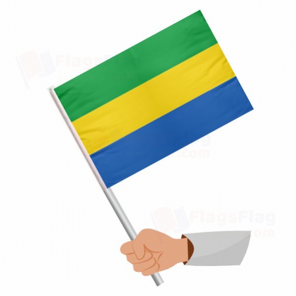 Gabon Stick Flag