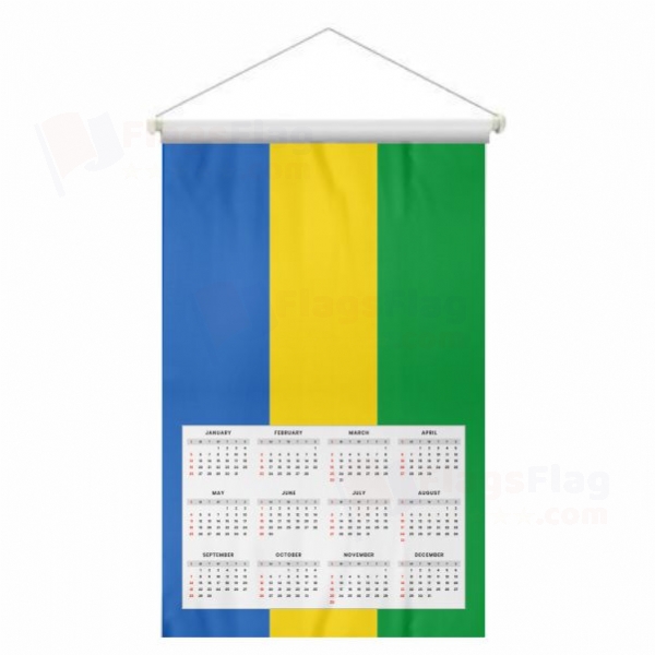 Gabon Woven Fabric Digital Printing Calendar