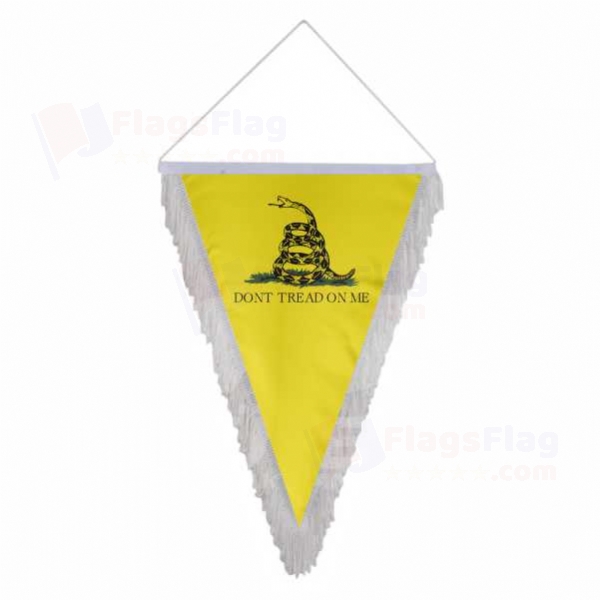 Gadsden Triangle Fringed Streamers
