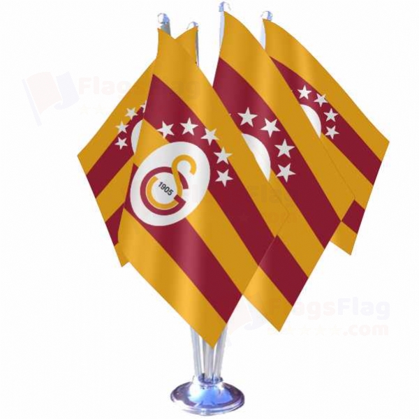 Galatasaray Quadruple Table Flag