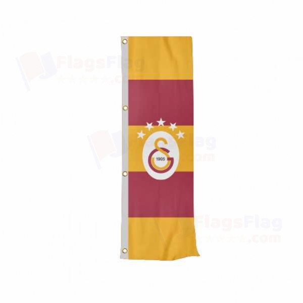 Galatasaray Vertically Raised Flags