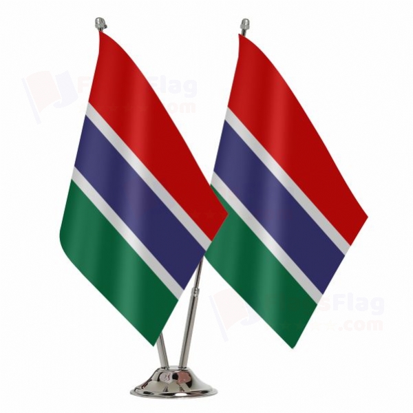 Gambia 2 Table Flags