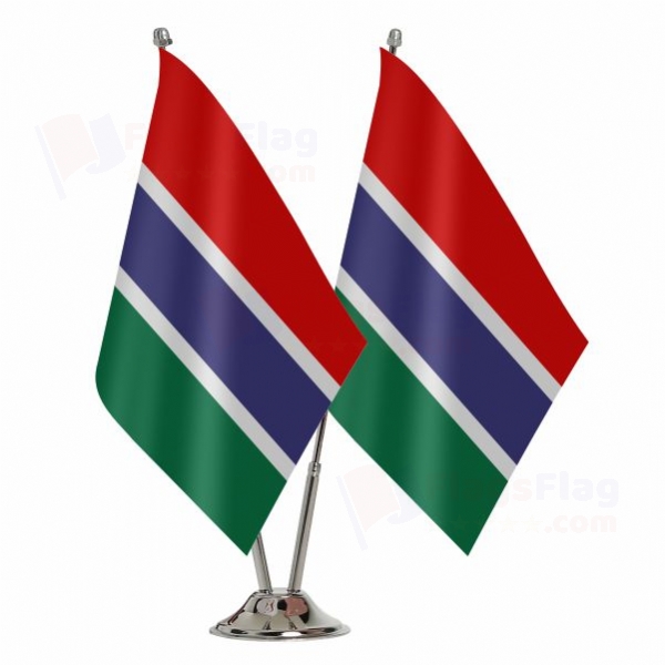 Gambia Binary Table Flag