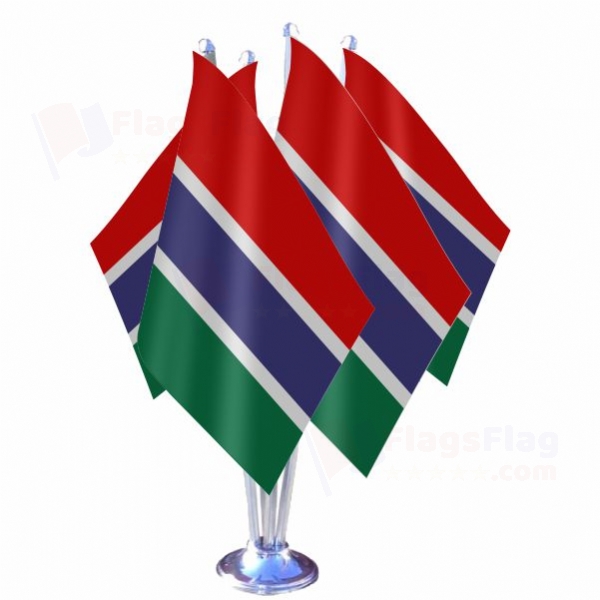 Gambia Quadruple Table Flag