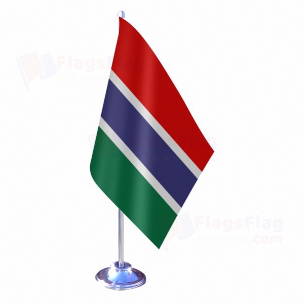 Gambia Single Table Flag