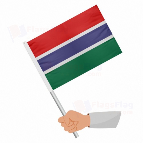 Gambia Stick Flag