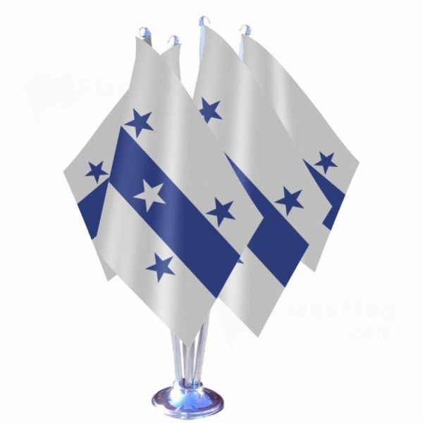 Gambier Islands Quadruple Table Flag