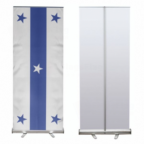 Gambier Islands Roll Up Banner