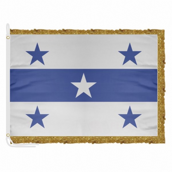 Gambier Islands Satin Office Flag