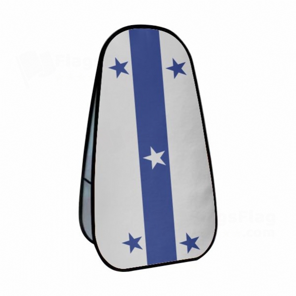 Gambier Islands Vertical Cloth Banner Display Stands