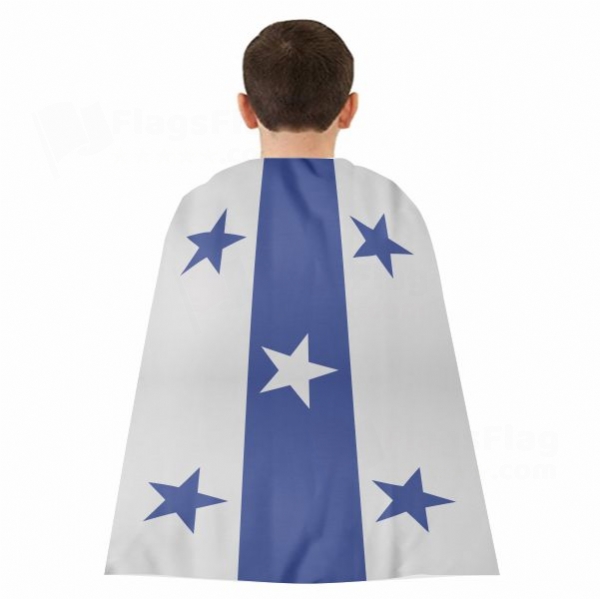 Gambier Islands Woven Fabric Cloak Digital Printing