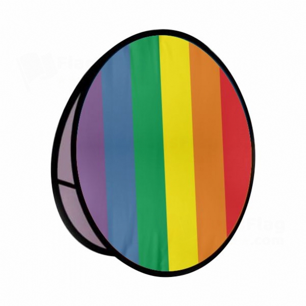 Gay & Lesbian Kingdom Of The Coral Sea Islands Round Cloth Banner Display Stands