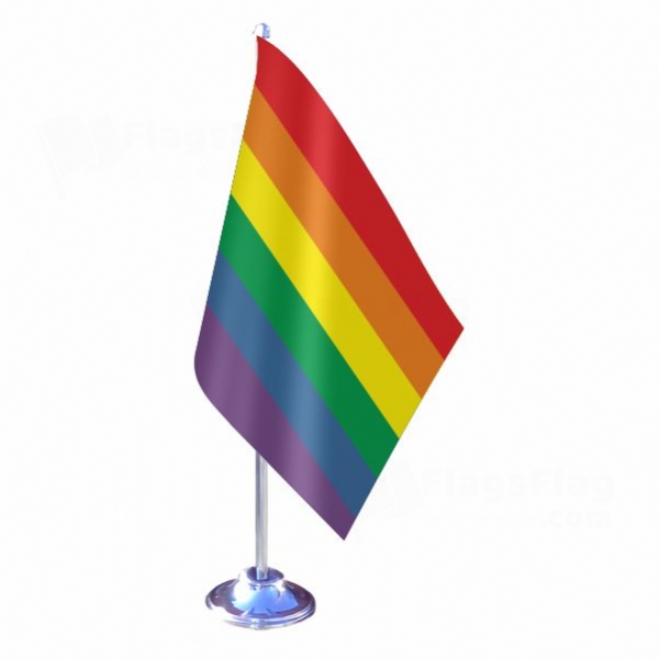 Gay & Lesbian Kingdom Of The Coral Sea Islands Single Table Flag