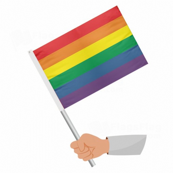 Gay & Lesbian Kingdom Of The Coral Sea Islands Stick Flag