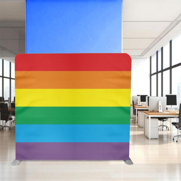 Gay Pride Background Stand Printing