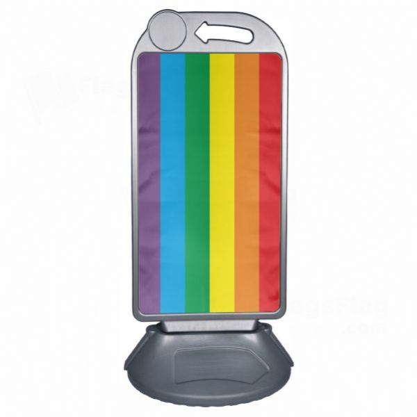 Gay Pride Large Plastic Parking Barge