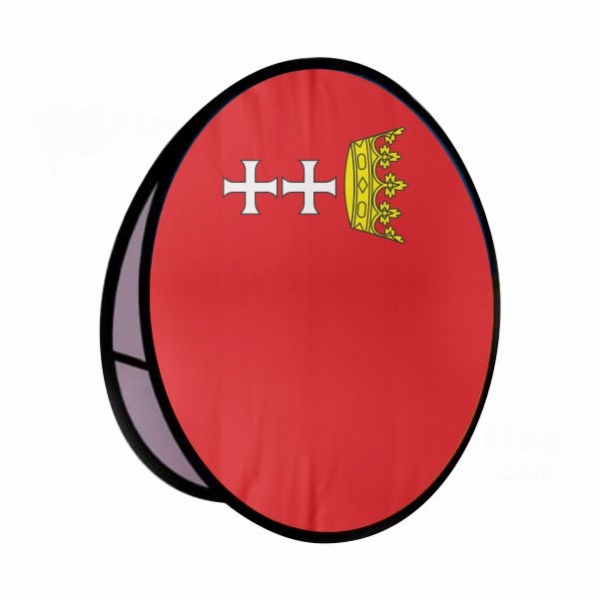 Gdansk Round Cloth Banner Display Stands