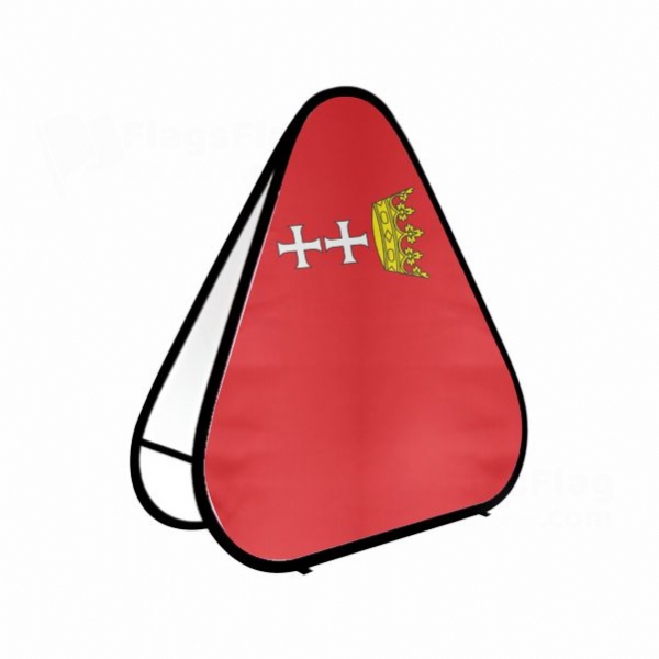 Gdansk Triangle Fabric Banner Display Stands