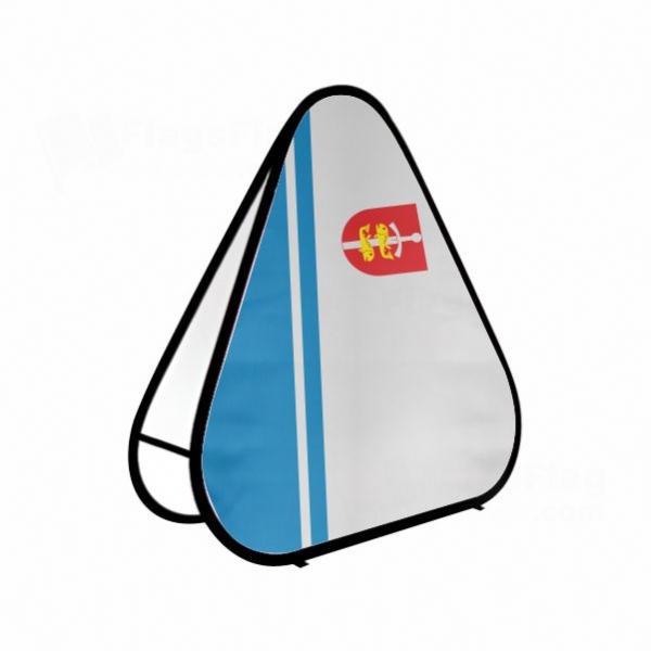 Gdynia Triangle Fabric Banner Display Stands