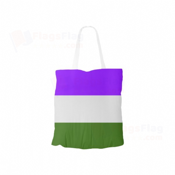 Genderqueer Pride Cloth Bag Models