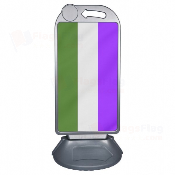 Genderqueer Pride Large Plastic Parking Barge