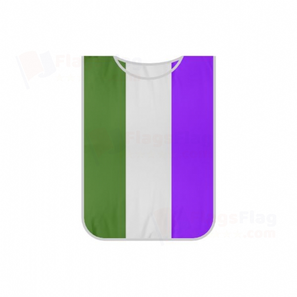 Genderqueer Pride Single Use Strike Apron