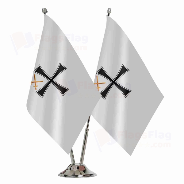 General Admirals Binary Table Flag